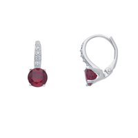 Earrings Gogo Woman Cestini in Silver Cristallo 288559